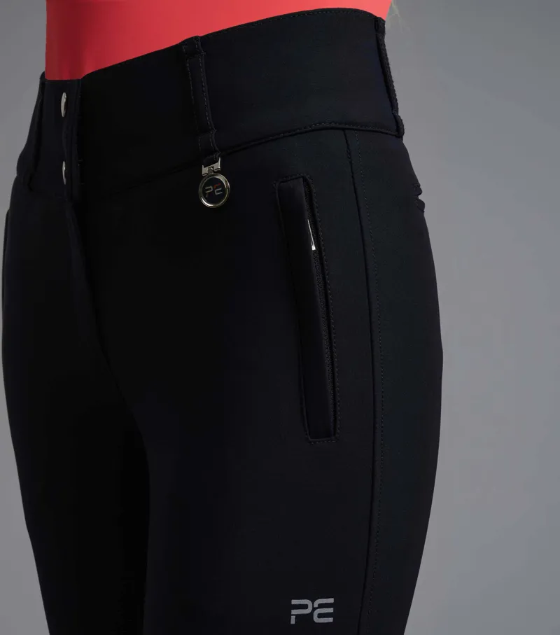 Premier Equine Carapello Ladies Full Seat Gel Riding Breeches Navy-4
