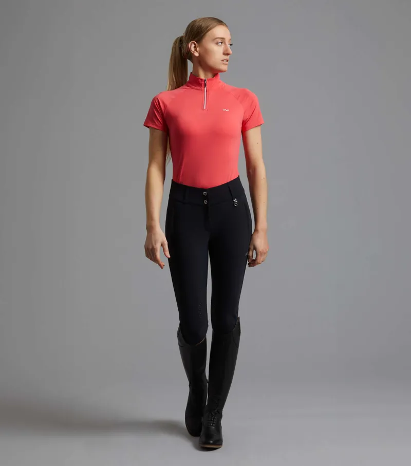 Premier Equine Carapello Ladies Full Seat Gel Riding Breeches Navy-2