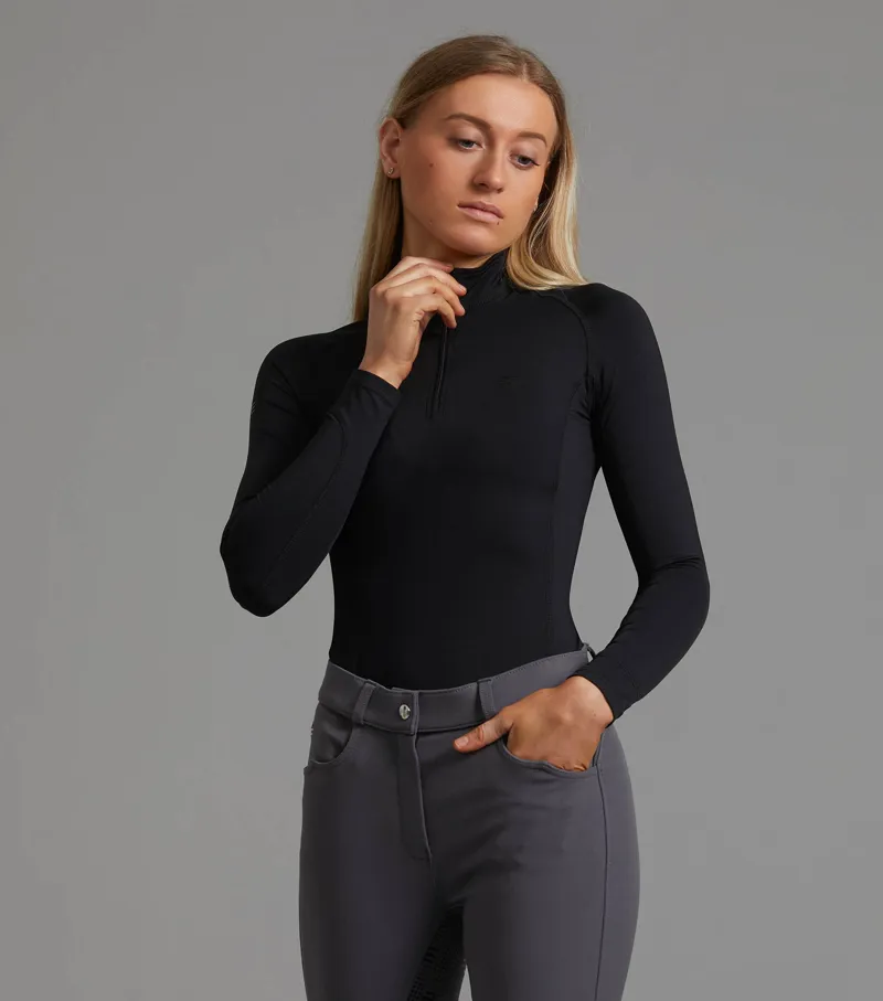 Premier Equine Ombretta Technical Riding Base Layer in Black