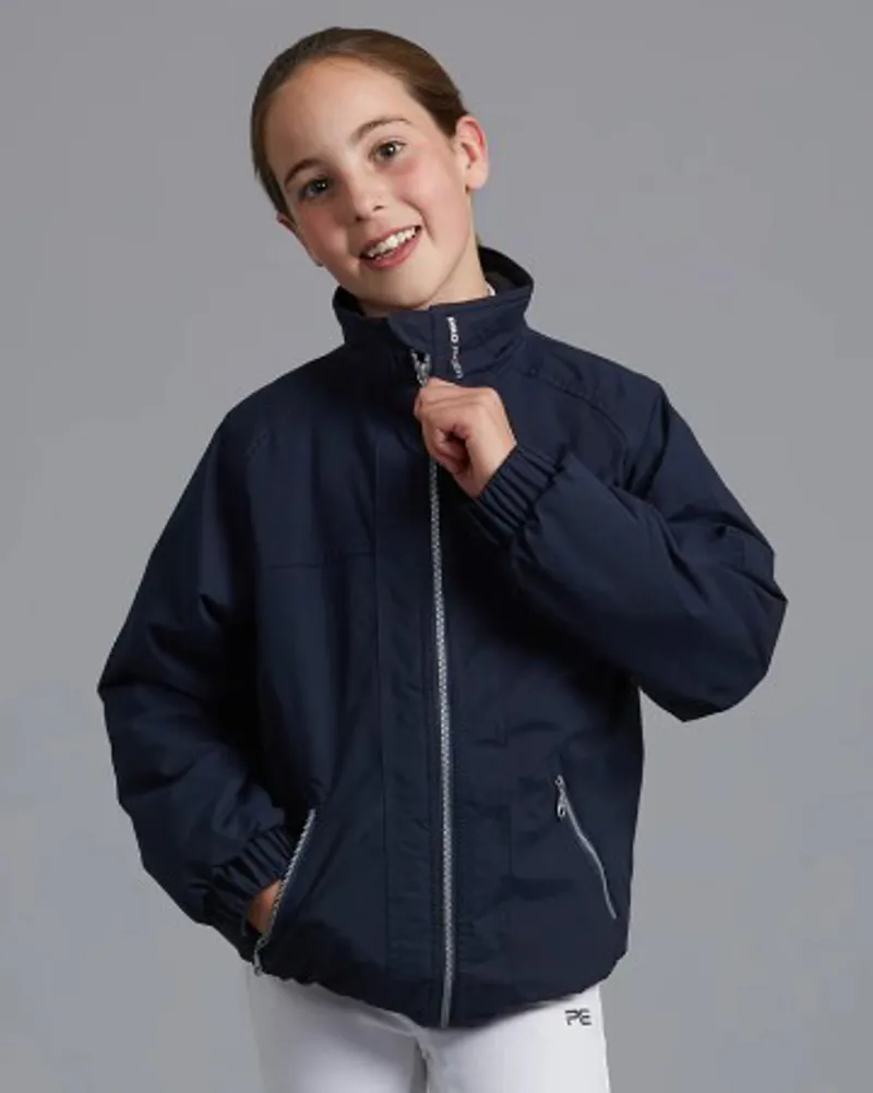 Premier Equine Kids ProRider Unisex Jacket in Navy