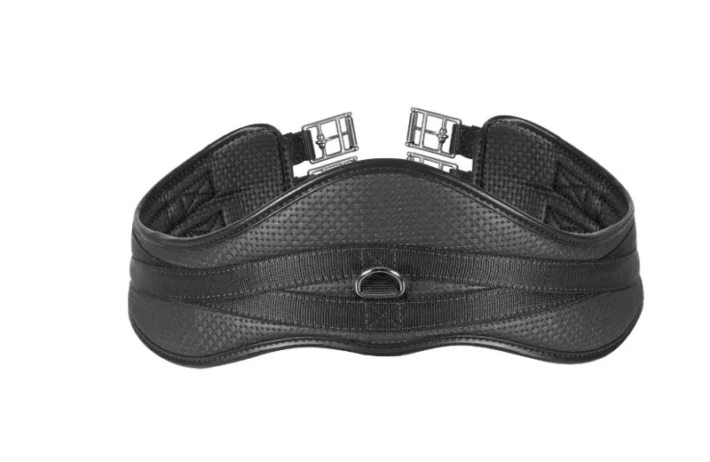 Shires ARMA Anti-Chafe Anatomical Girth With Elastic BLACK