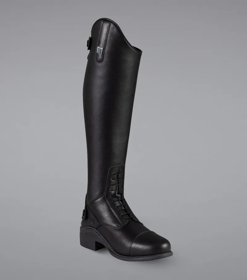 Premier Equine VALLARDI Ladies Tall leather Field Boot Black-1