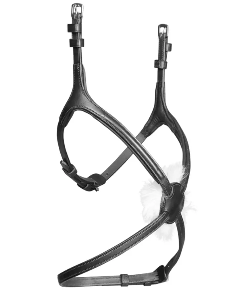 Shires Velociti Lusso Grackle Noseband BLACK