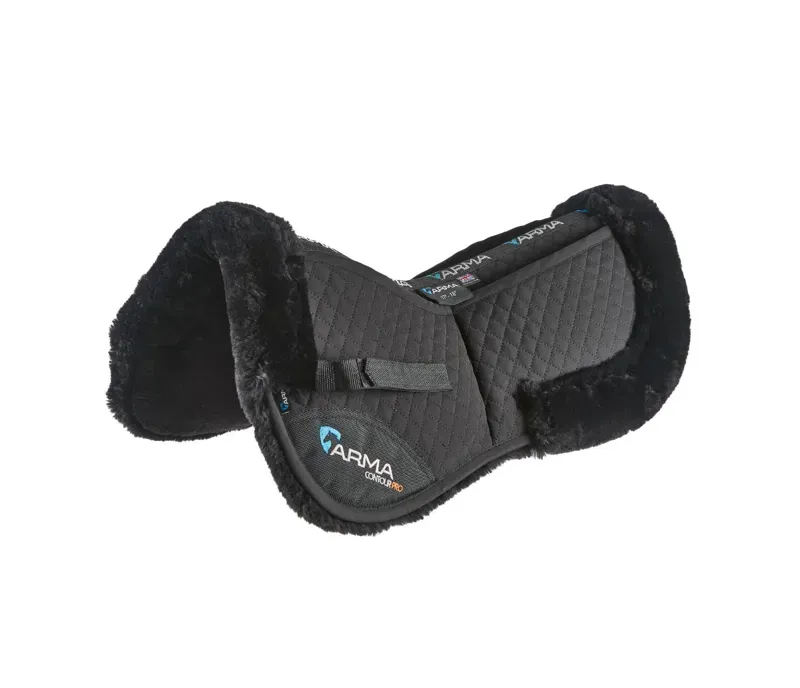 Arma Corrective Lined Half Pad in Black