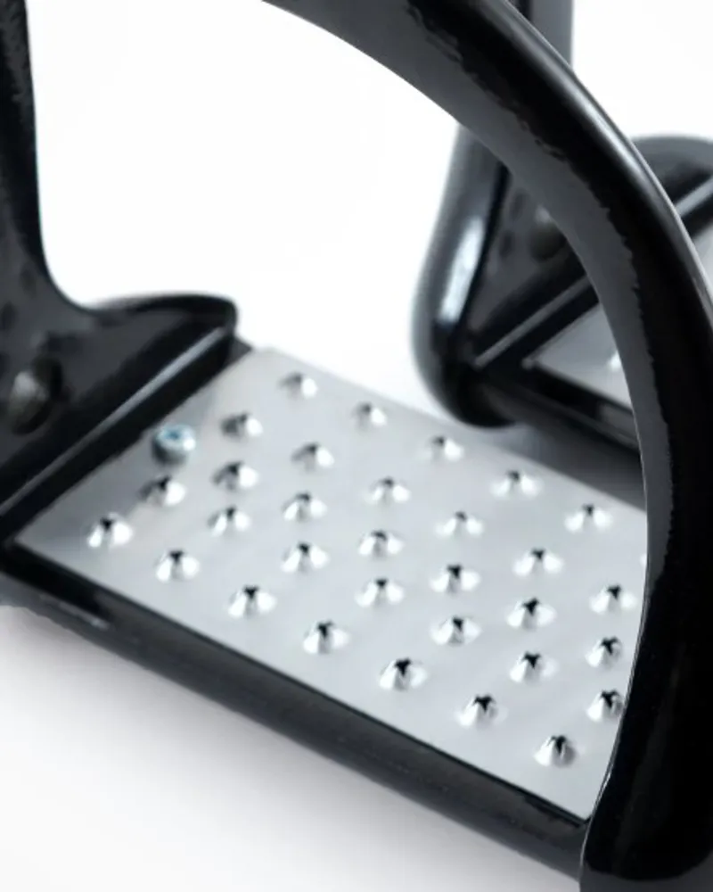 Premier Equine Jopollo Aluminium Premier Equine performance Stirrups in Black-3