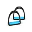 Compositi Premium Profile Stirrups in Bright Blue