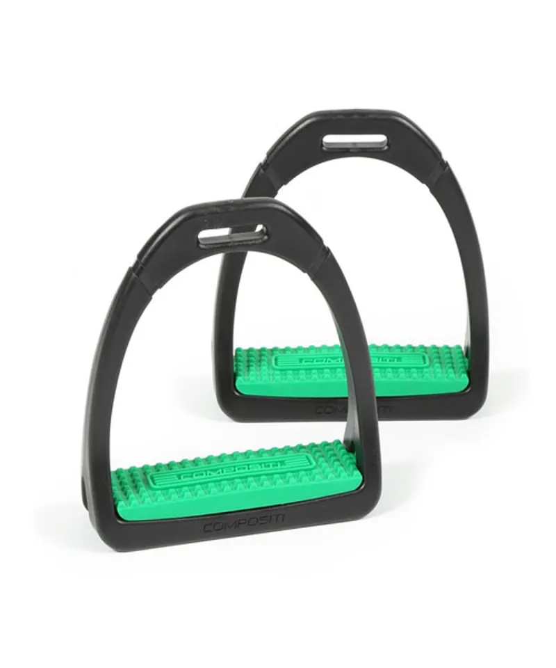 Compositi Premium Profile Stirrups in Green