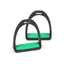 Compositi Premium Profile Stirrups in Green