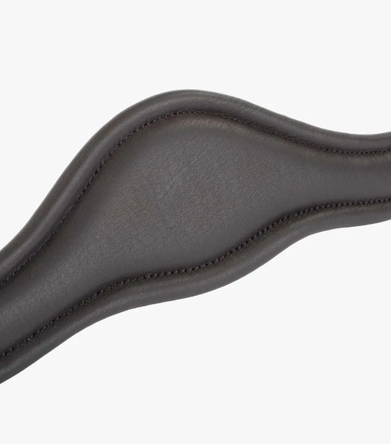 Premier Equine Anatomical Shaped Headpiece Dark Brown-1