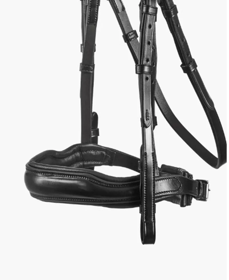 Premier Equine Verdura Anatomic Snaffle Bridle in Black-5