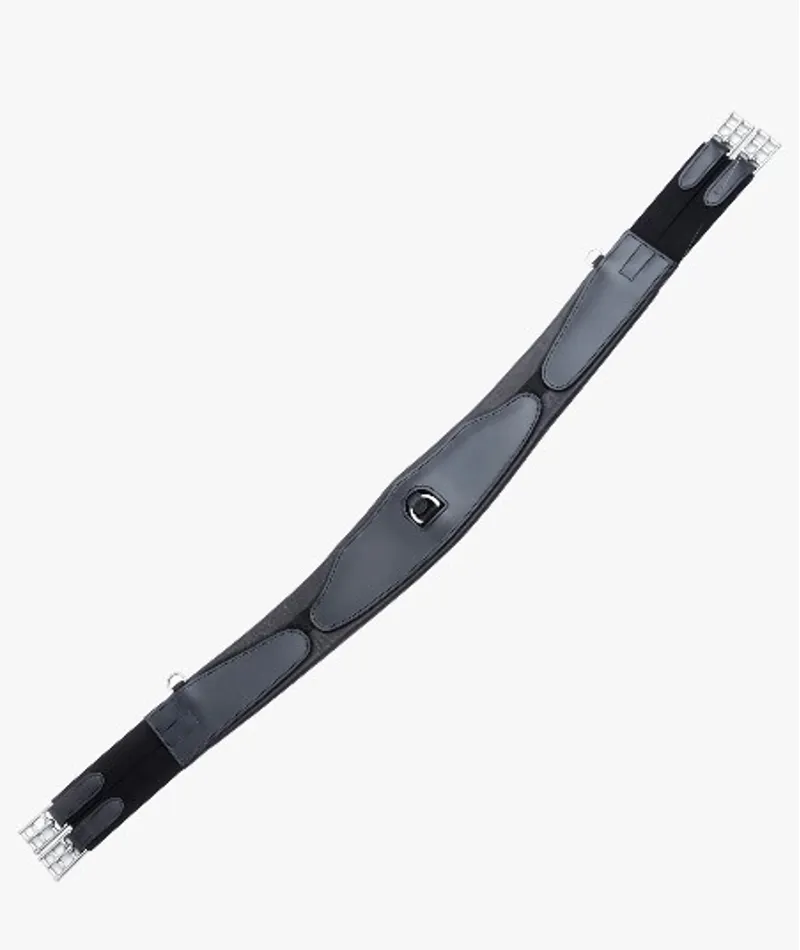 Pandino Anatomic Leather Girth in Black