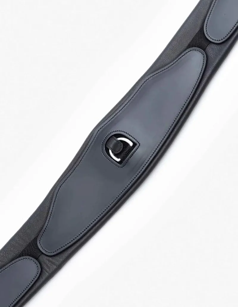Pandino Anatomic Leather Girth in Black-1