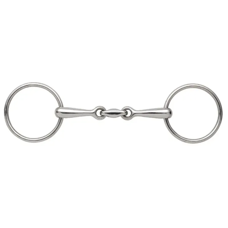 JHL Pro Steel Thin Loose Ring Snaffle 6