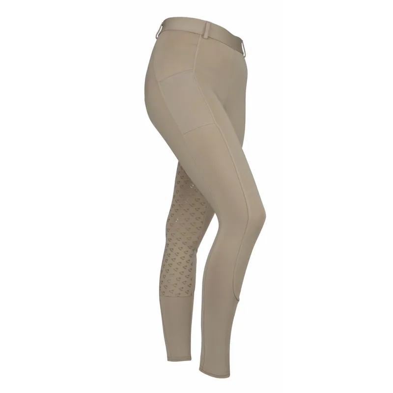 Shires Aubrion Albany Riding Tights - Young Rider Beige