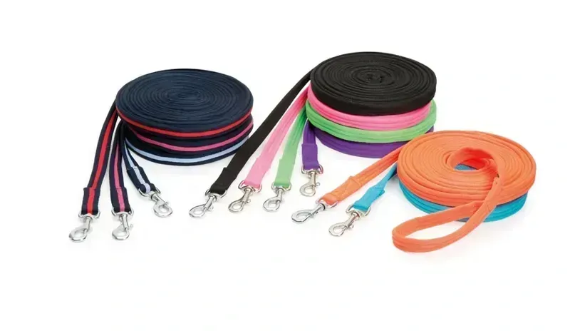 Arma 8m/26' Cushion Web Lunge Line in Navy/Lime-1