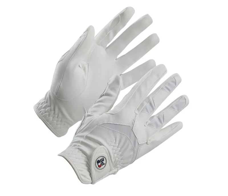 Premier Equine Ladies Ascot Riding Gloves in White