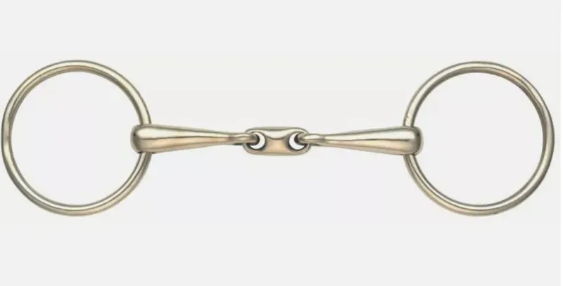 Shires Brass Alloy Training Bit 18mm with lozenge