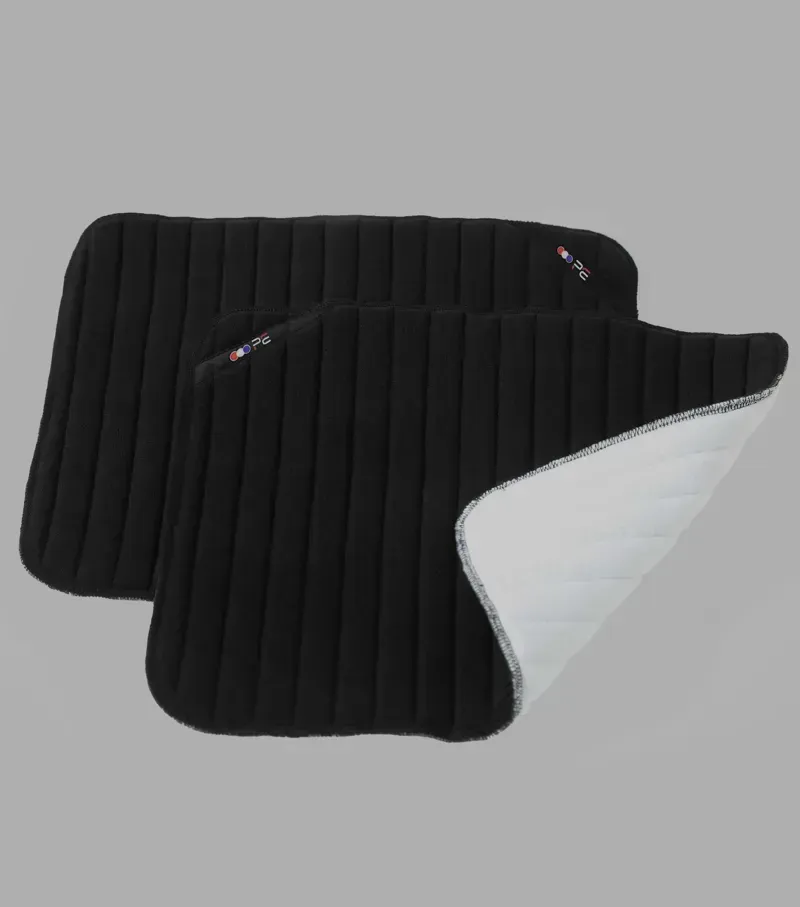 Premier Equine Horse Bandage Pad Wraps in Black-2