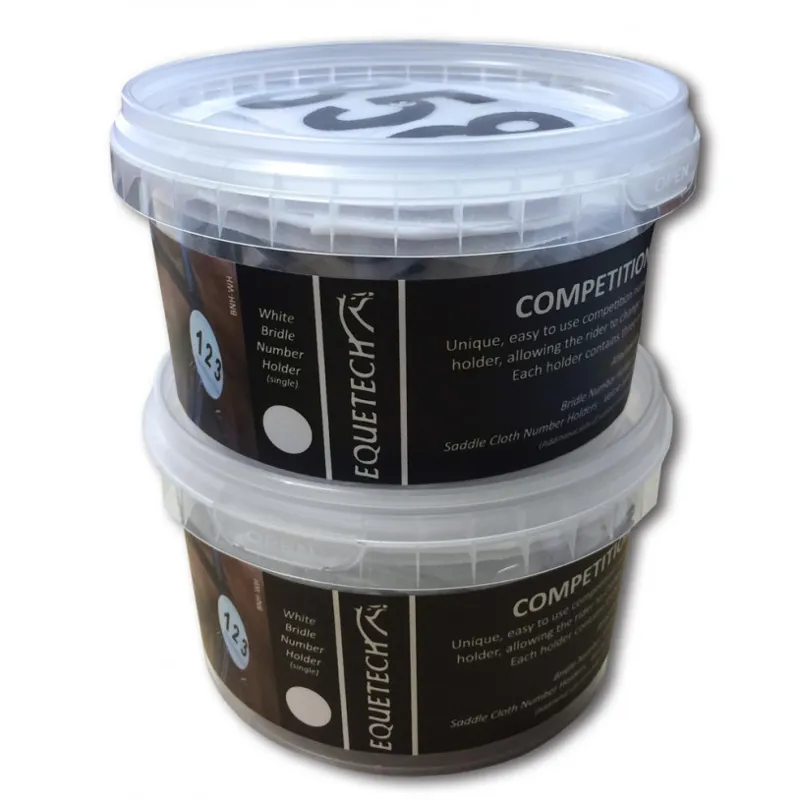 Equetech Bridle Number Holder in Black-2