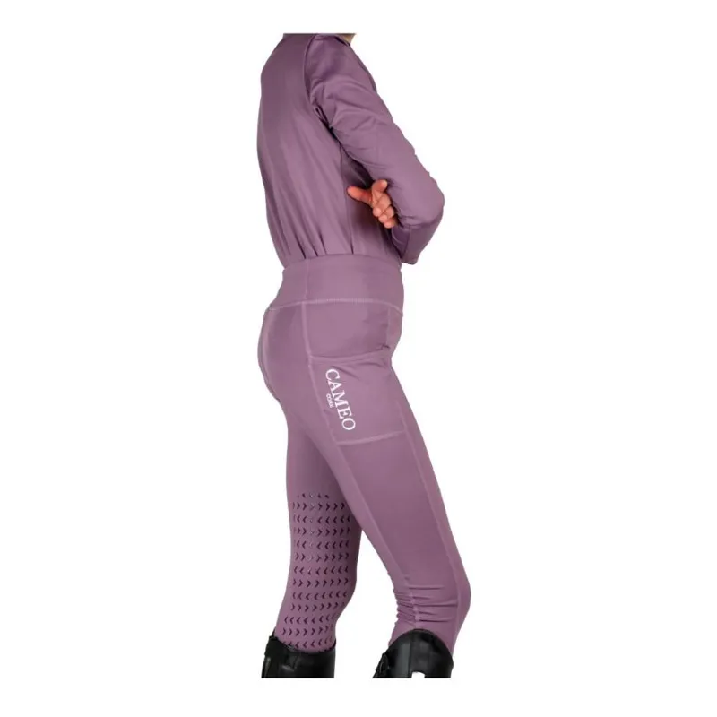 Cameo Equine Junior Core Tights Damson