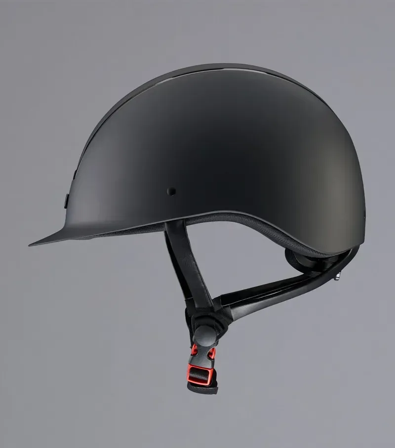 Premier Equine Endeavour Horse Riding Helmet in Black-3