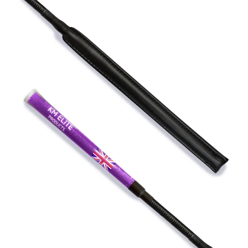 KM Elite Cush Grip Jump Bat Slimline Whip in Purple