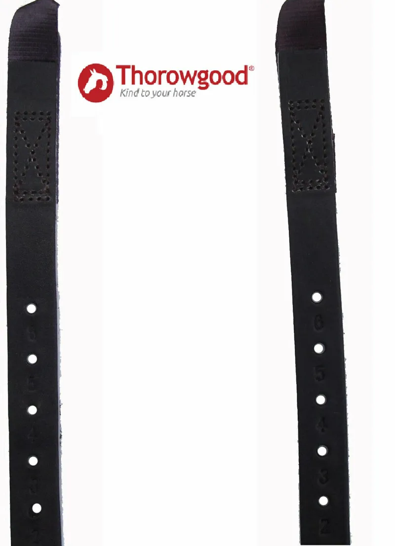 Kent & Masters Dressage Saddle Replacement Leather Girth Straps – Pair Black DIY
