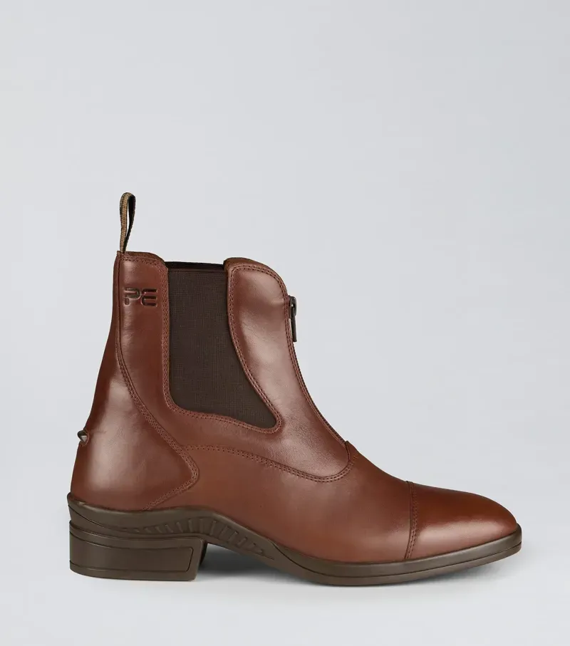 Premier Equine Lanark Leather Paddock Boots in Brown-3