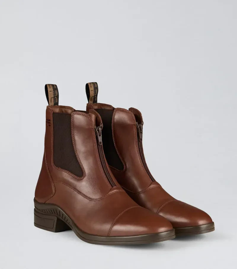 Premier Equine Lanark Leather Paddock Boots in Brown-5