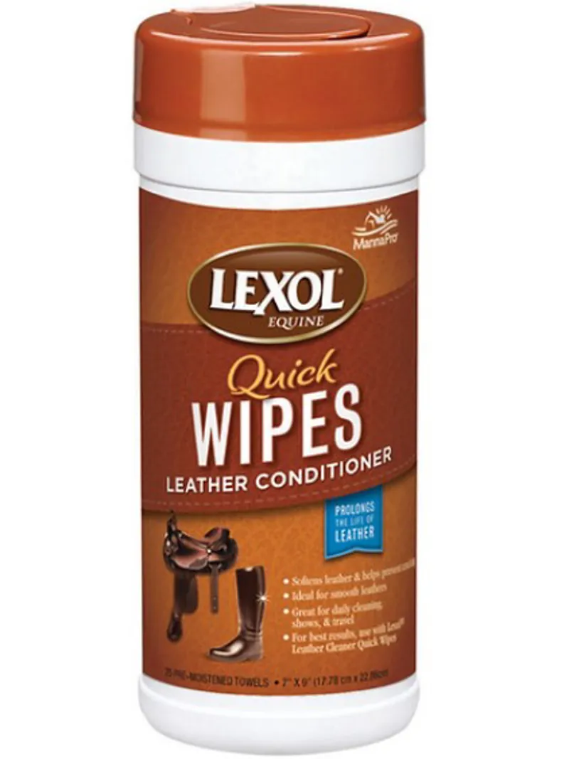 Lexol Leather Conditioner Quick Wipes - 25 wipes