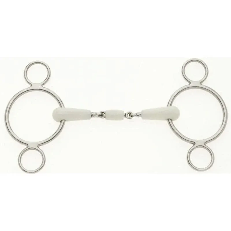 Flexi Two Ring Continental Peanut Joint Gag 5.5