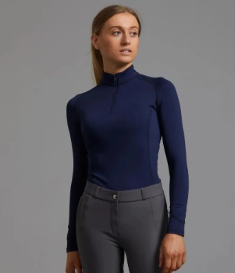 Premier Equine Ombretta Technical Riding Base Layer in Navy