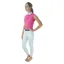 Hy Fashion Sophia Sleeveless Show Shirt in Pink Rose