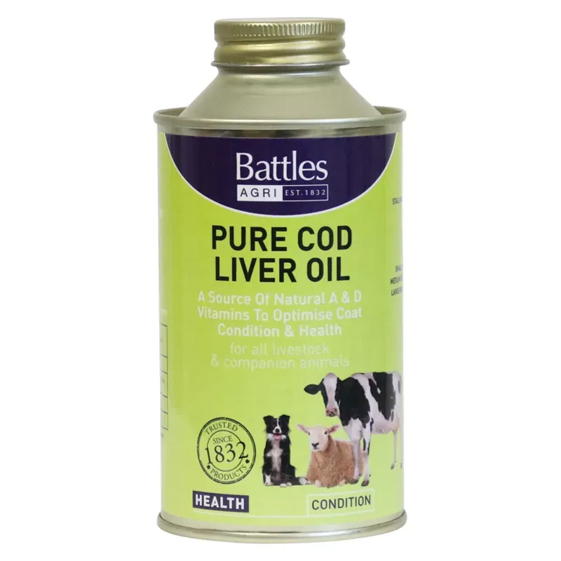 Battles Cod Liver Oil in Green