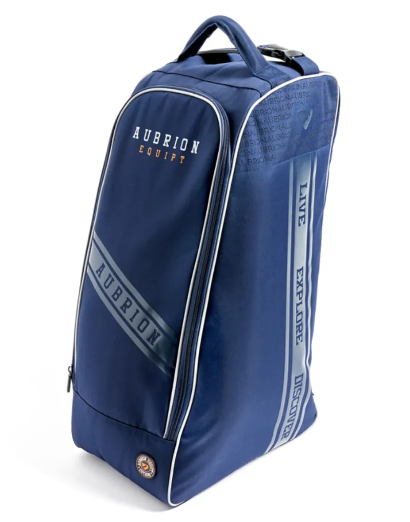 Shires Aubrion Equipt Long Boot Bag NAVY one size-only Boot