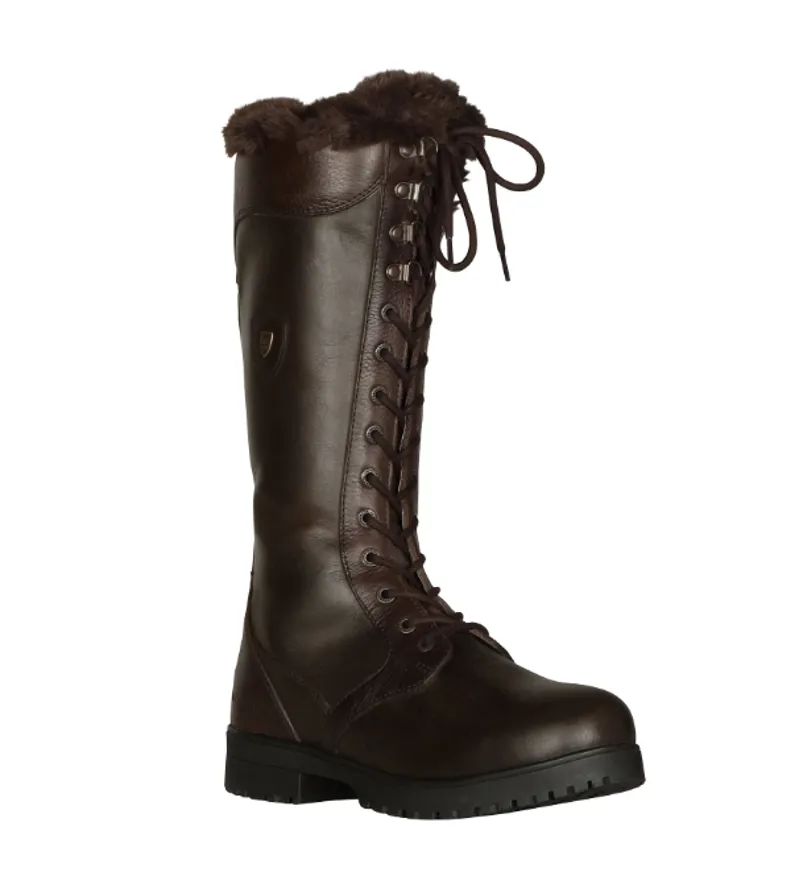 Shires Moretta Nola Lace Country Boots Brown