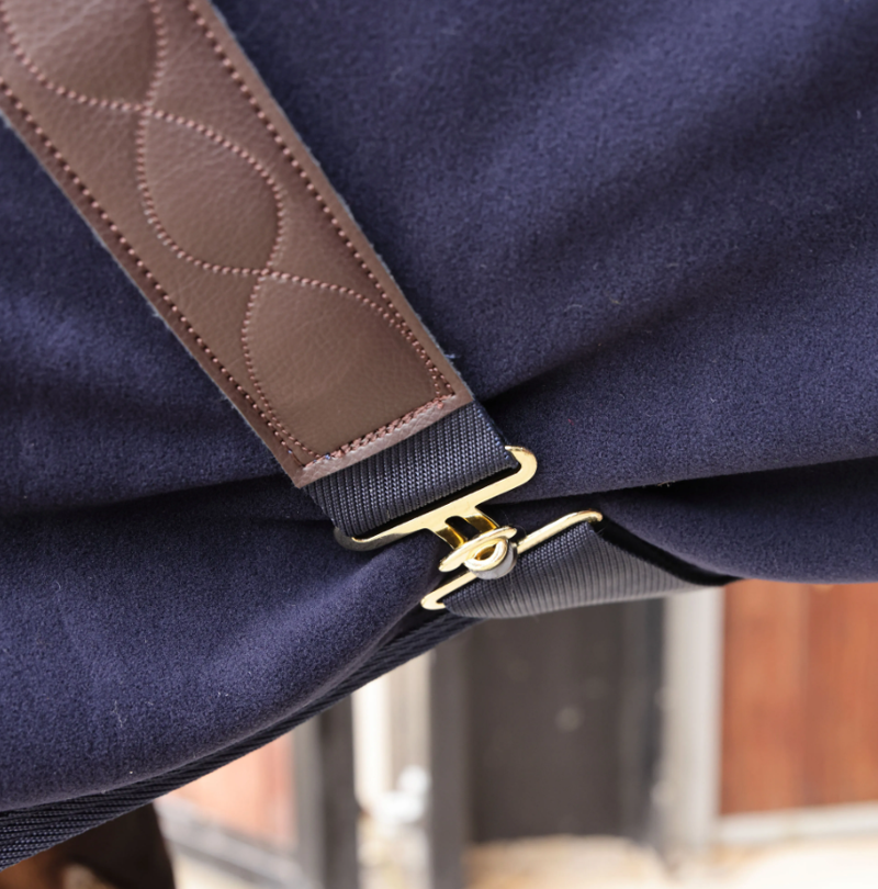 Shires Deluxe Fleece Rug NAVY-2