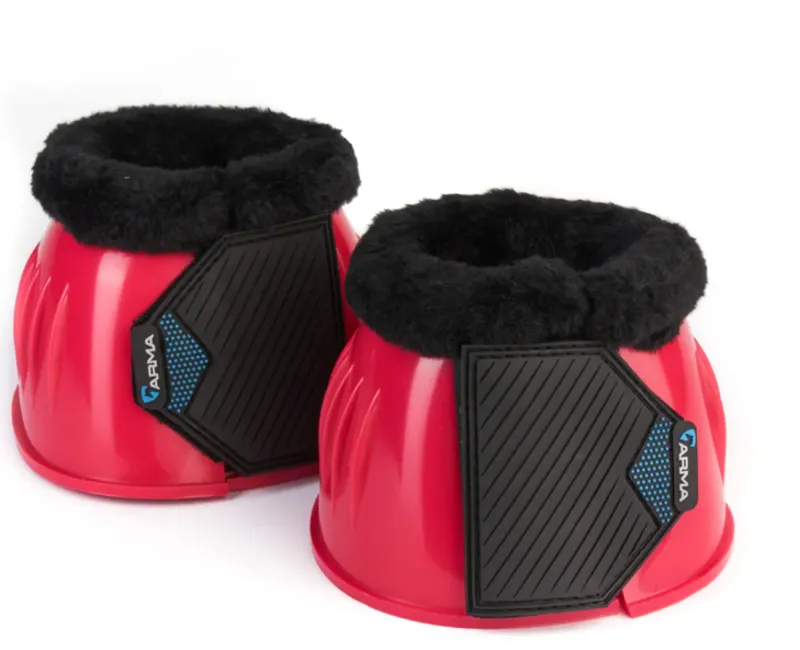 Shires ARMA Comfort Gloss Over Reach Boots Pink