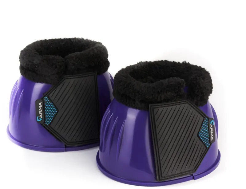 Shires ARMA Comfort Gloss Over Reach Boots Purple