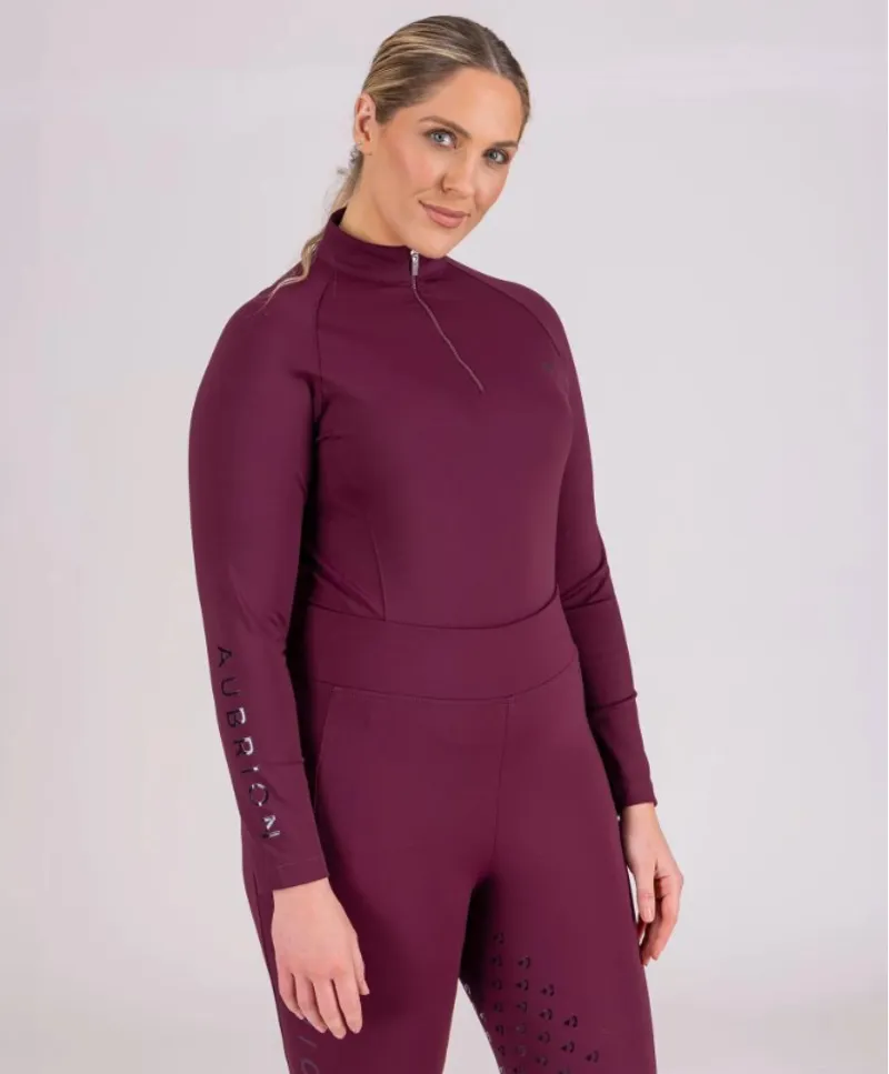 Shires Aubrion Eltar Base Layer Black Cherry