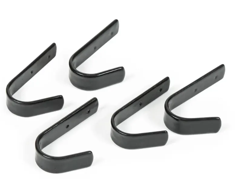 Shires EZI-KIT Stable Hooks Small Set Of 5 Black