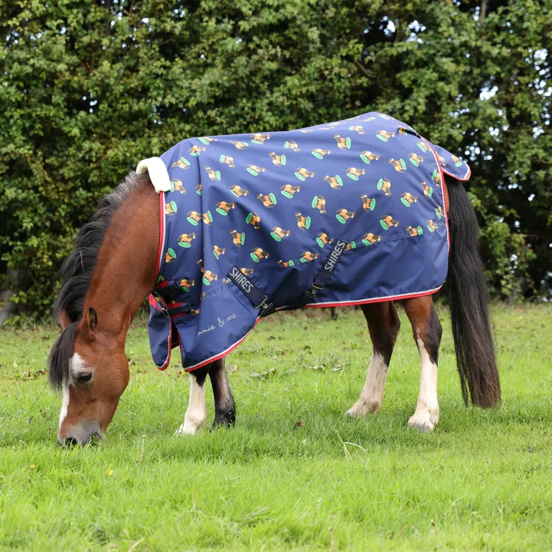 Winnie and Me Lite Turnout Rug NAVY