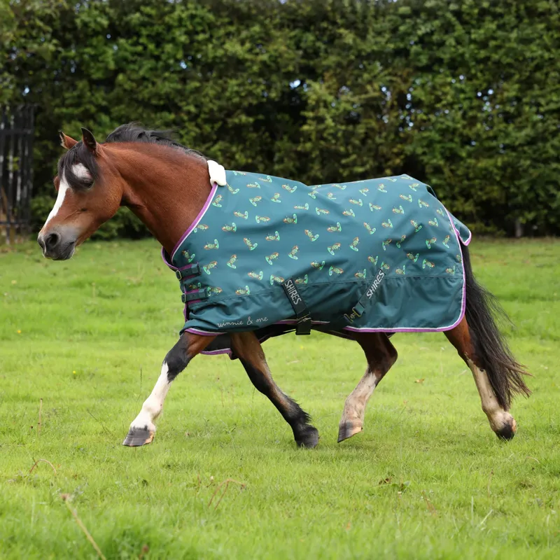 Winnie and Me 100 Turnout Rug GREEN