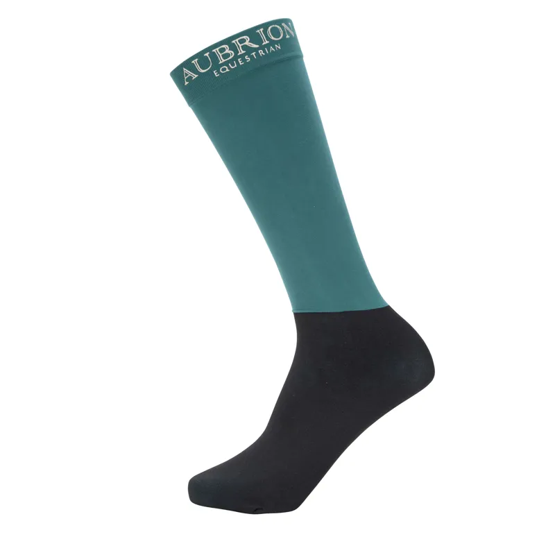 Aubrion Equestrian Socks THYME uk 3 1/2-8