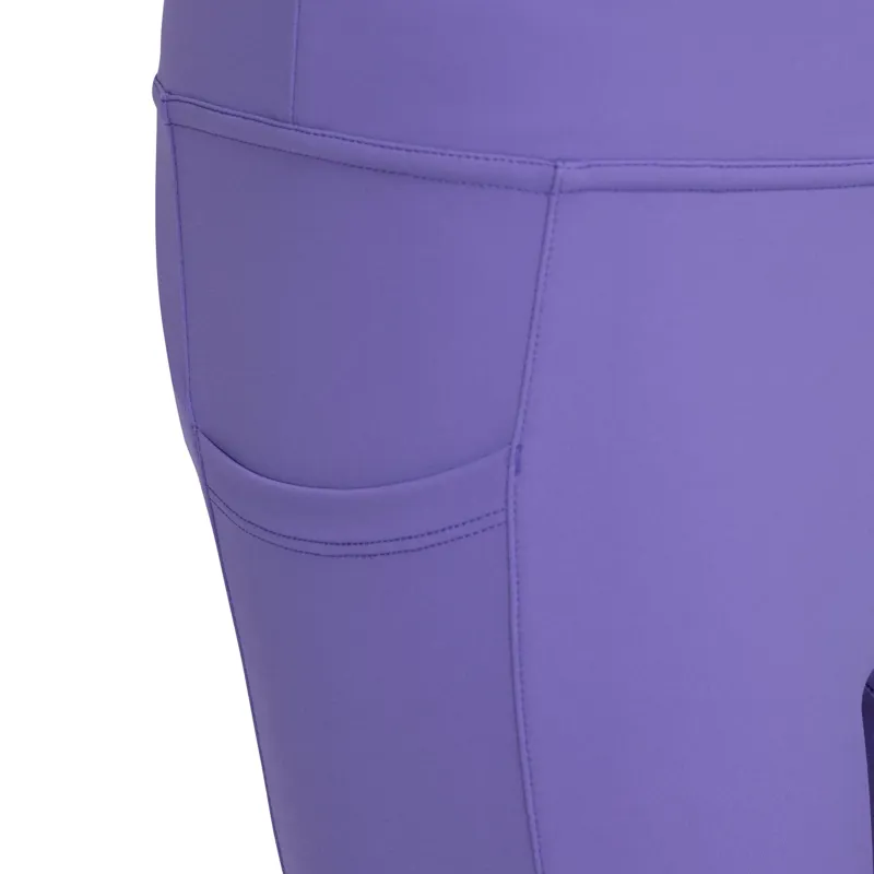 Aubrion Equestrian Riding Tights -Young Rider HEATHER-2