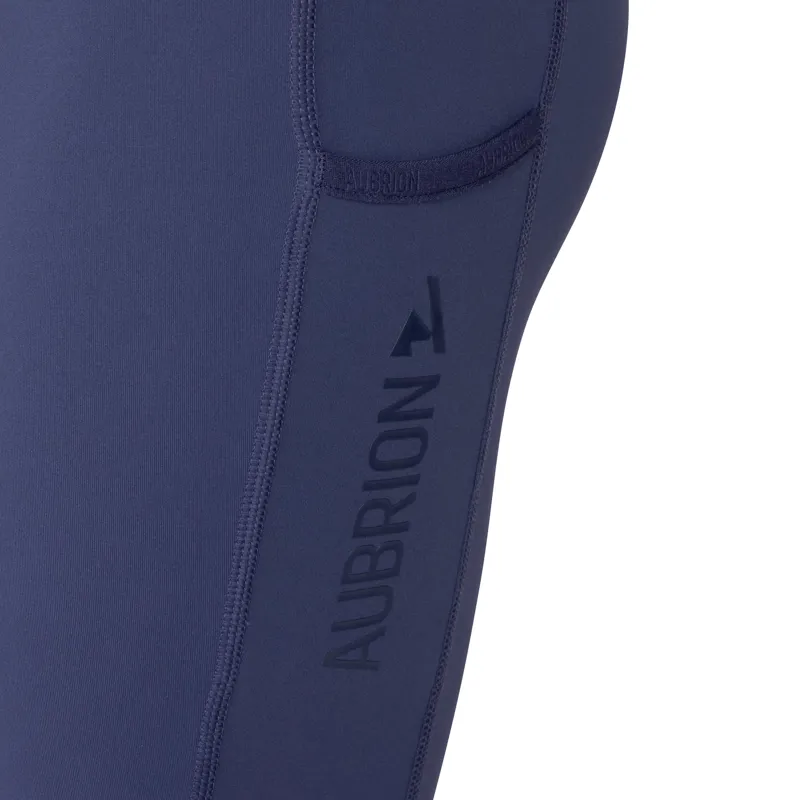 Aubrion React Non-Stop Riding Tights - Young Rider MIDNIGHT-3