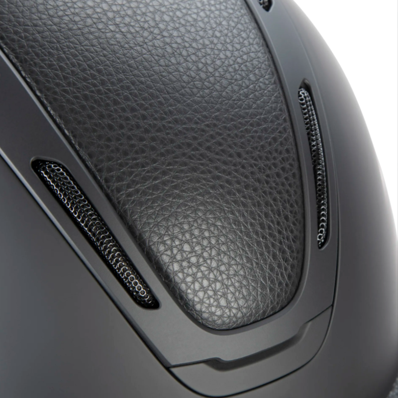 Shires Karben Amity LTHR Riding Hat BLACK 52-54cm-2