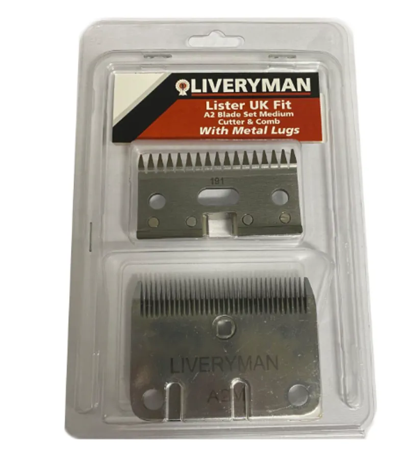 Liveryman Lister Fit Cutter And Comb A2 Medium With Metal Lugs
