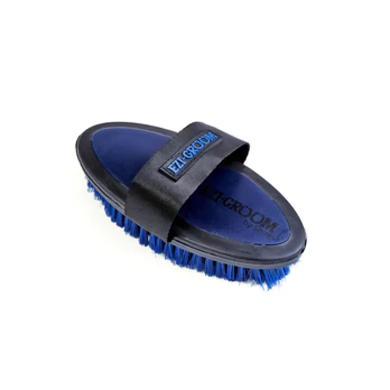 EZI-GROOM Grip Body Brush NAVY Small-1