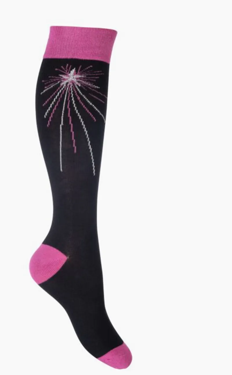 HKM Polly Riding Sock 31-34 UK 12-3